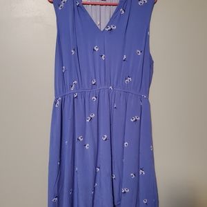 Old Navy Blue Floral Sundress size XL